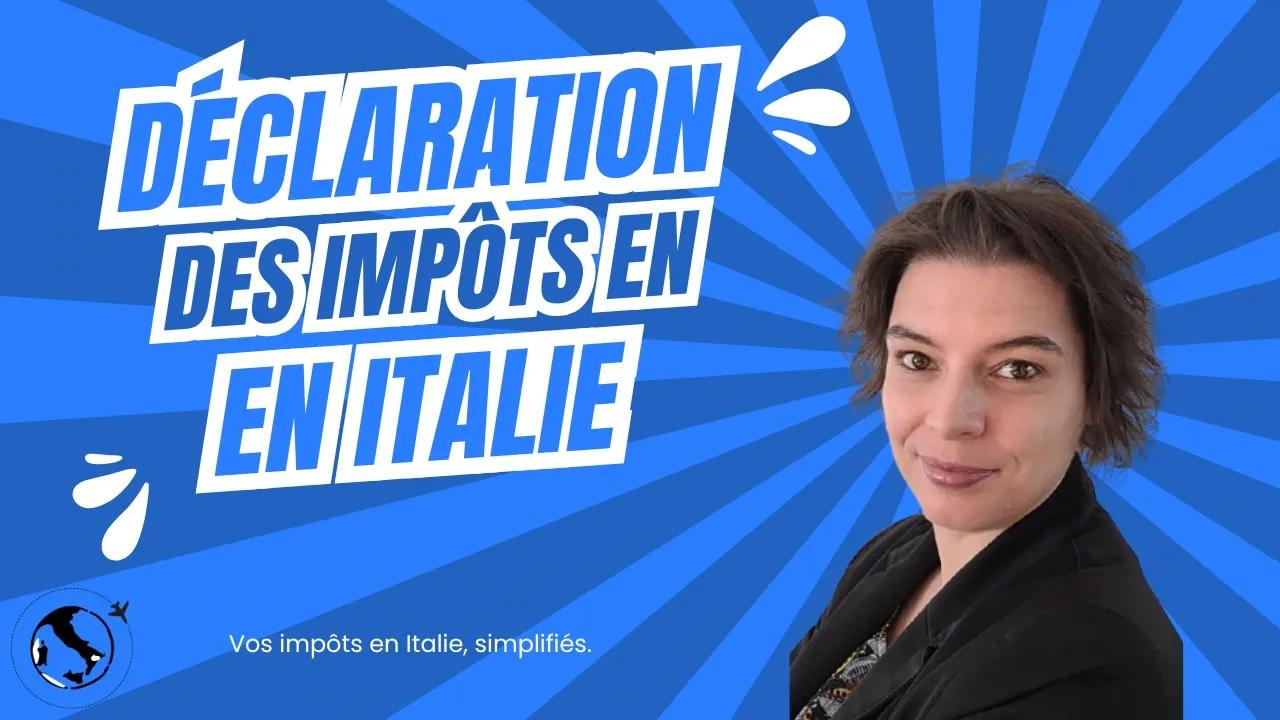 Déclaration d'impôts en Italie