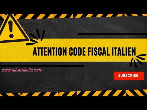 Le formulaire pour obtenir LE CODE FISCAL ITALIEN