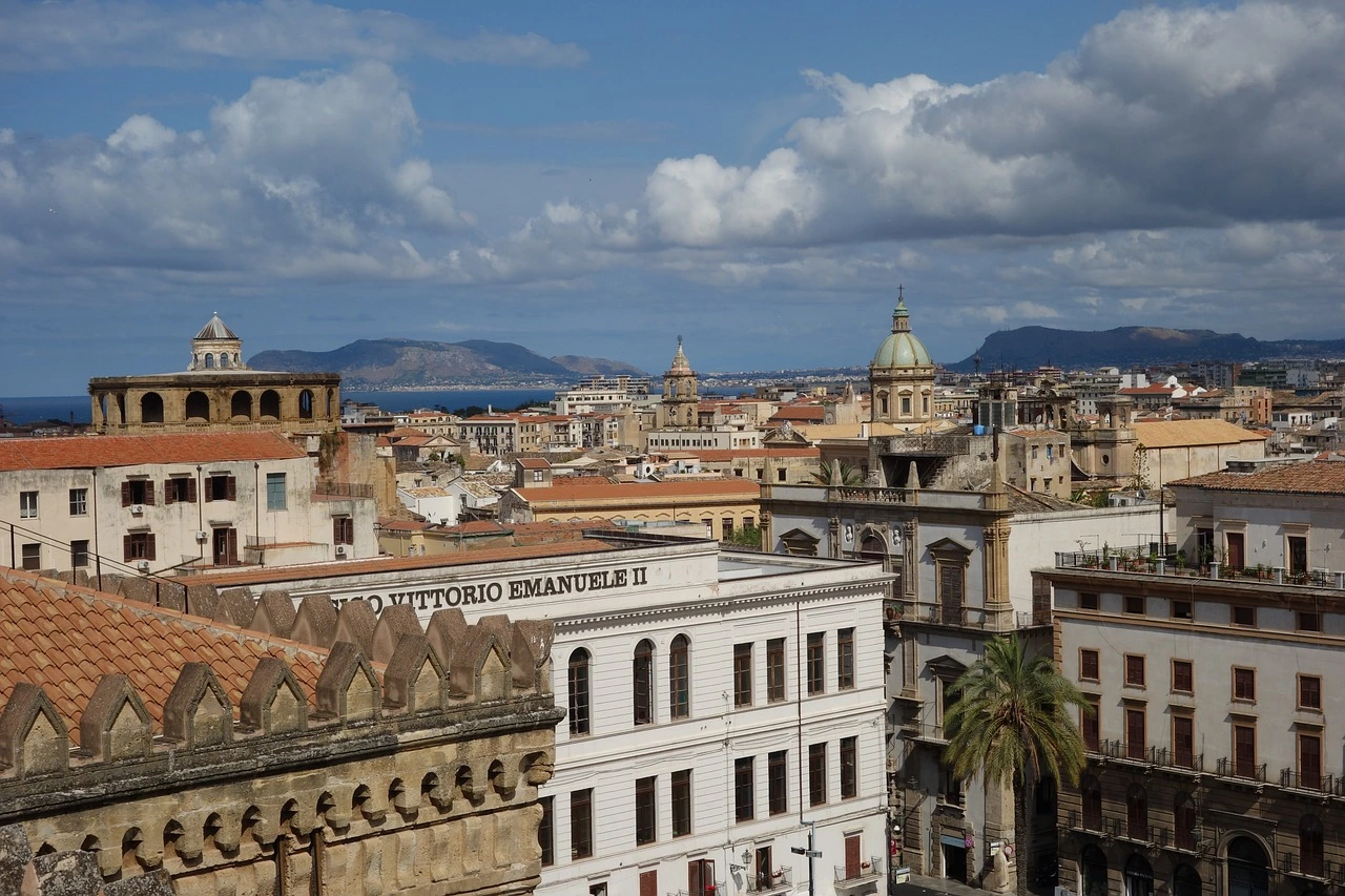 Palerme vue d'en haut